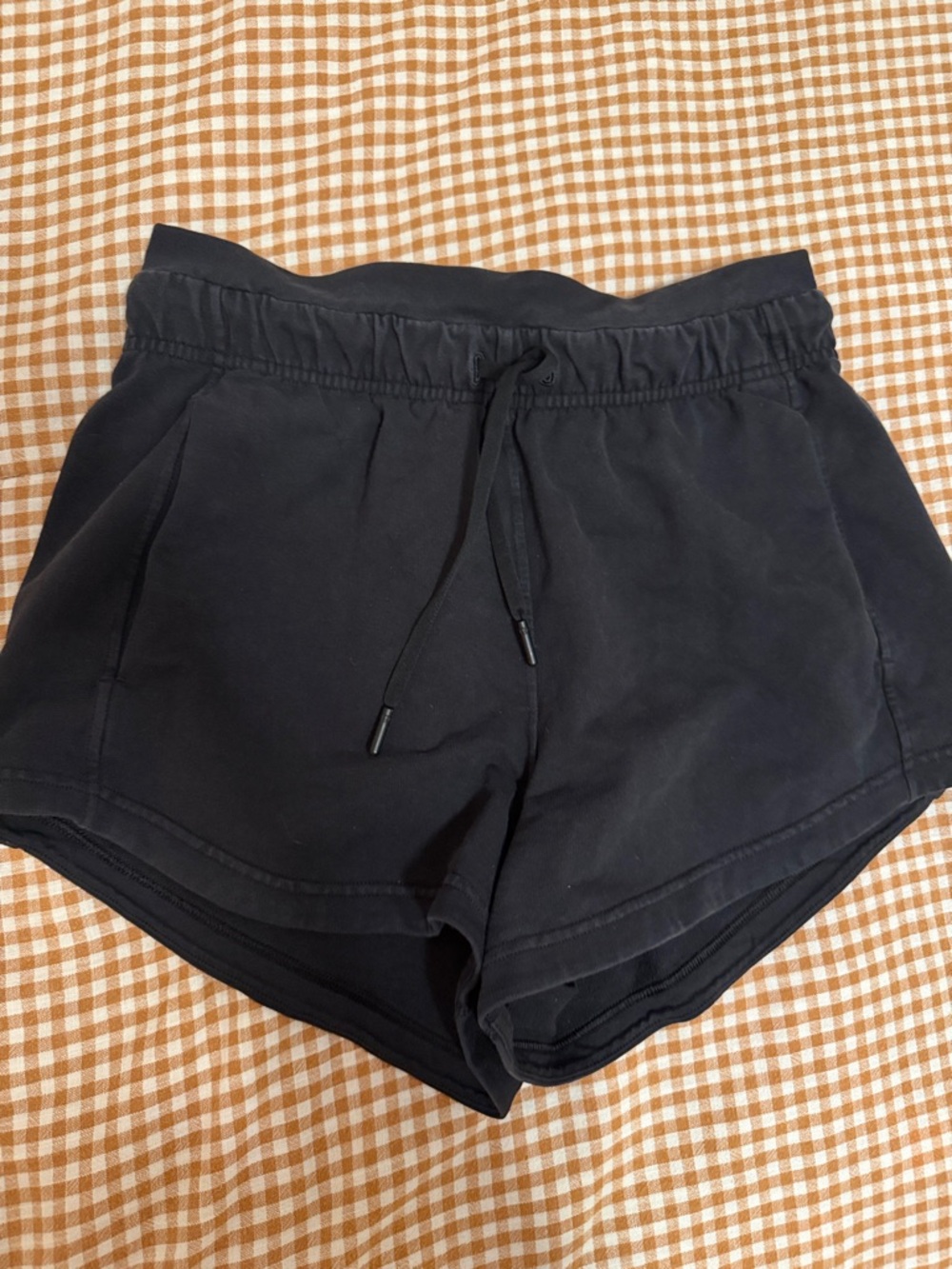Women’s Black Drawstring Lounge Shorts